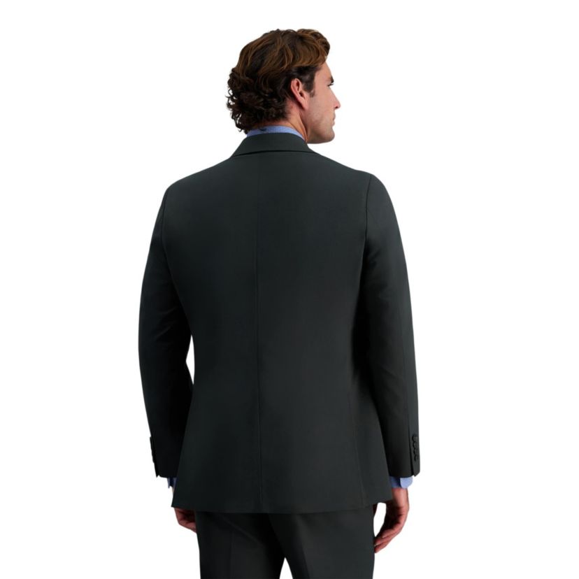 J.M. Haggar™ Mens Tailored Fit Dark Green Stretch Weave Suit Separates Jacket