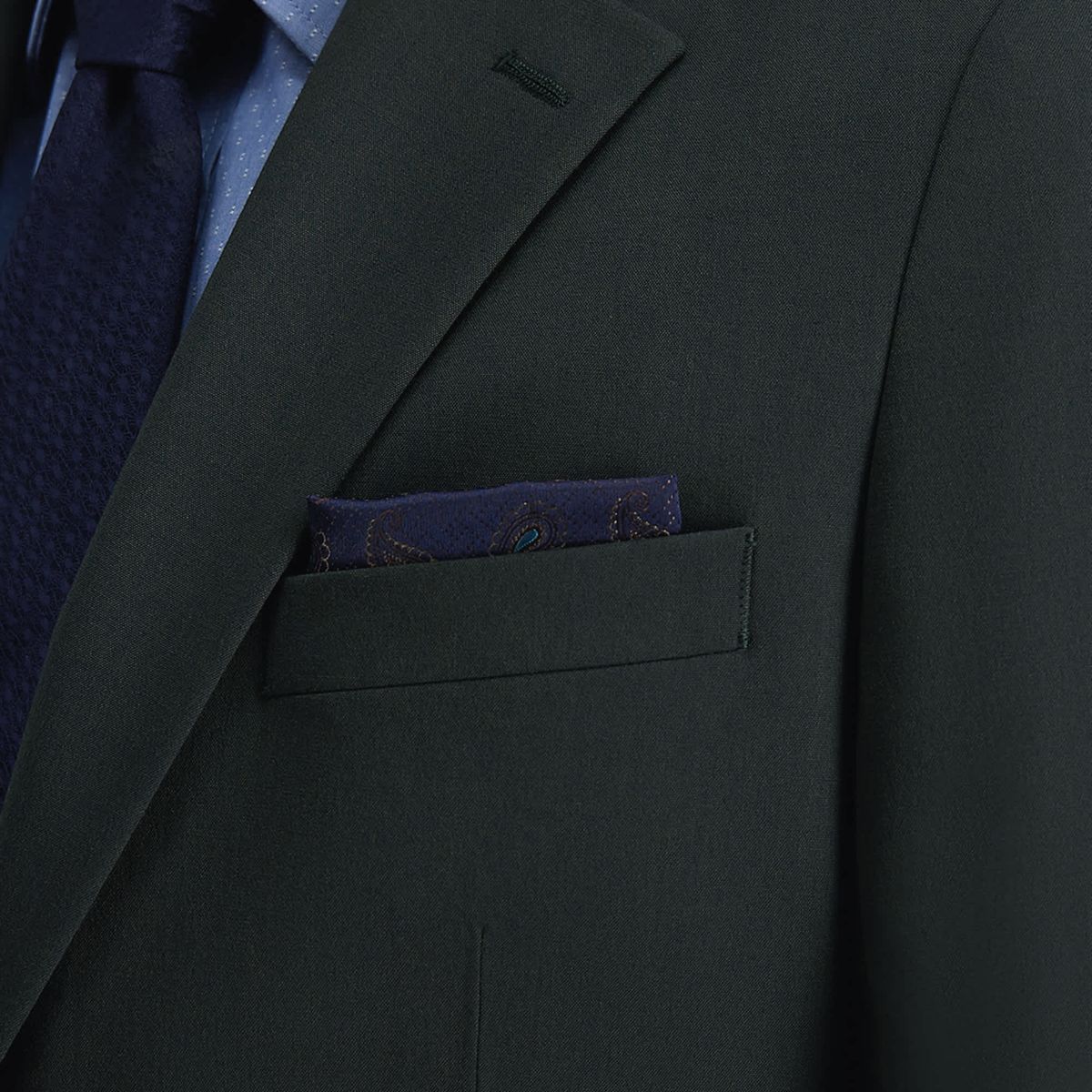 J.M. Haggar™ Mens Tailored Fit Dark Green Stretch Weave Suit Separates Jacket