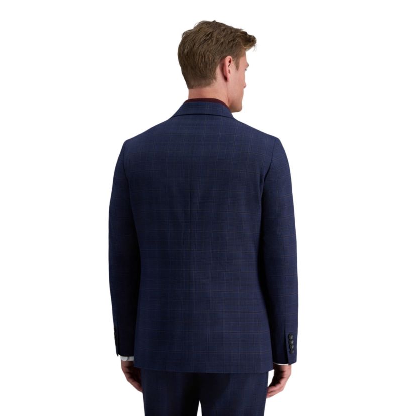 J.M. Haggar™ Slim Fit Blue Plaid Suit Separates Jacket