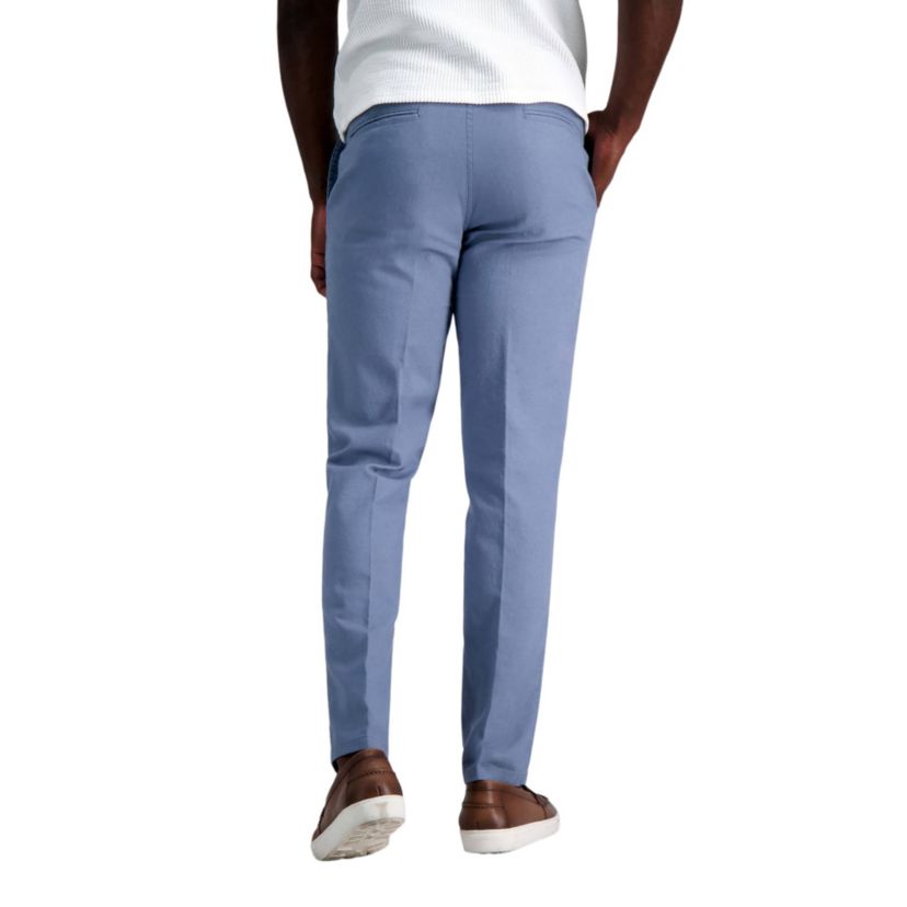 Kenneth Cole REACTION Linen Blend Slim Fit Flat Front Chino Pant