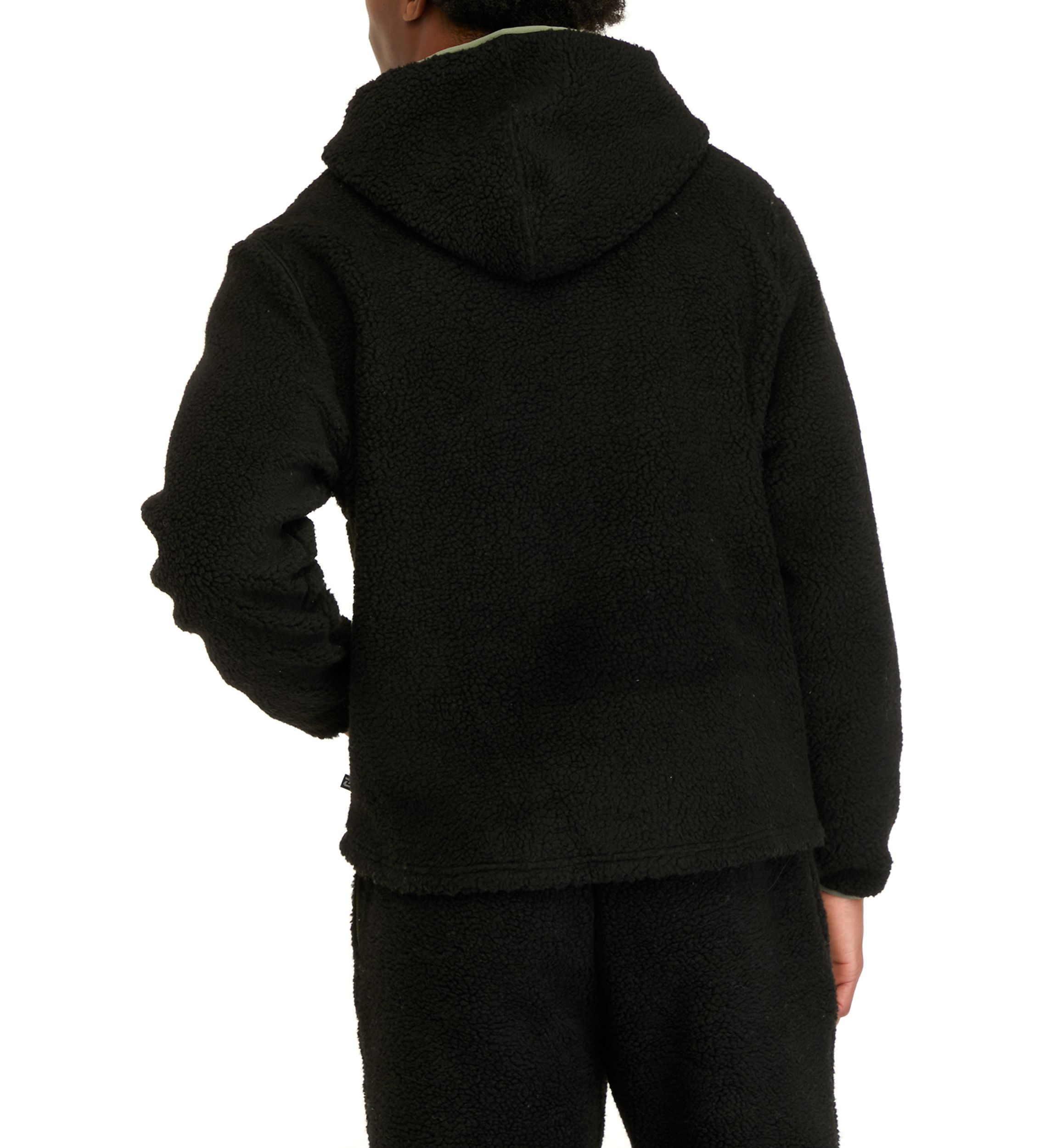 Sherpa Quarter Zip Pullover Sweatshirt