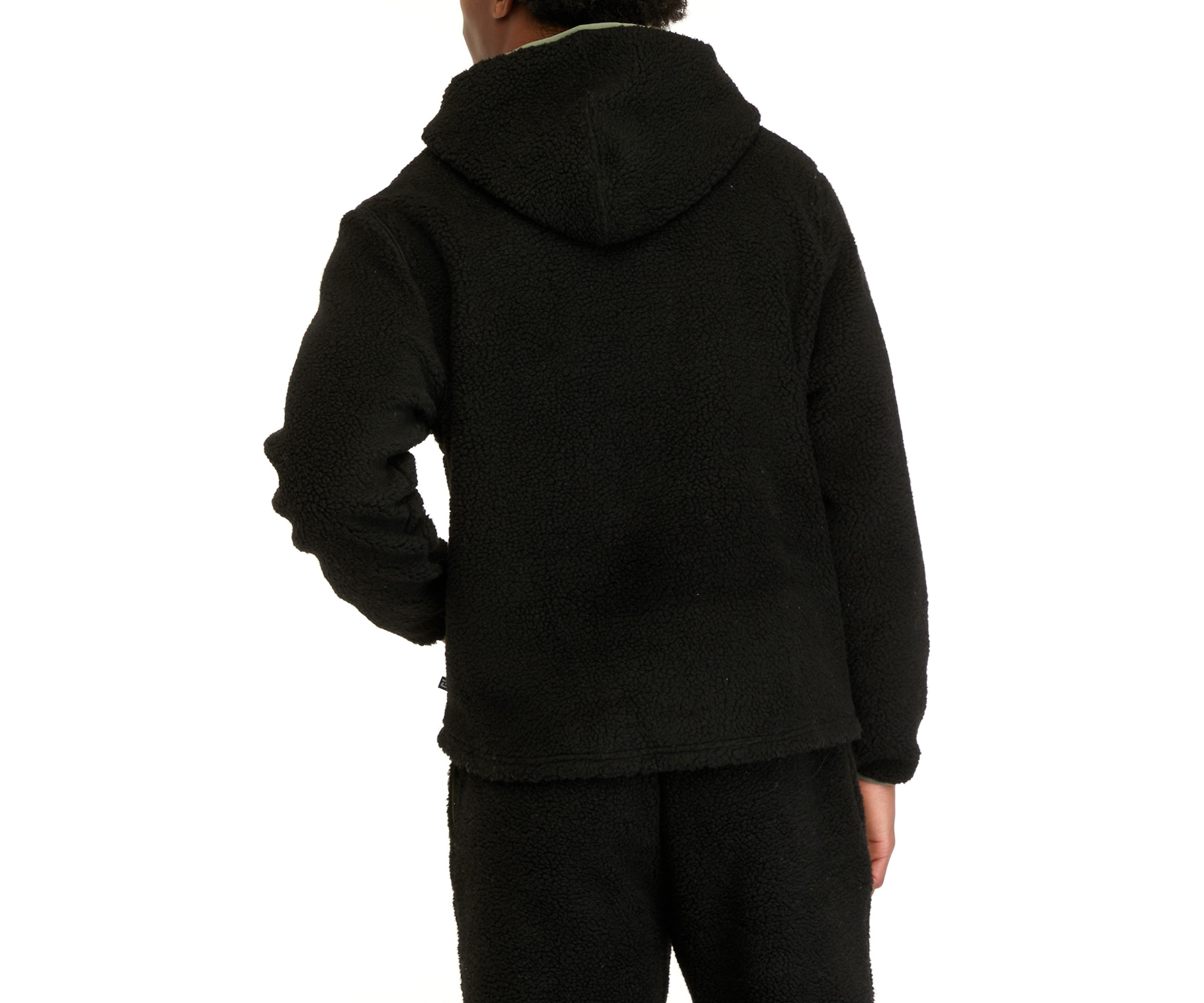 Sherpa Quarter Zip Pullover Sweatshirt