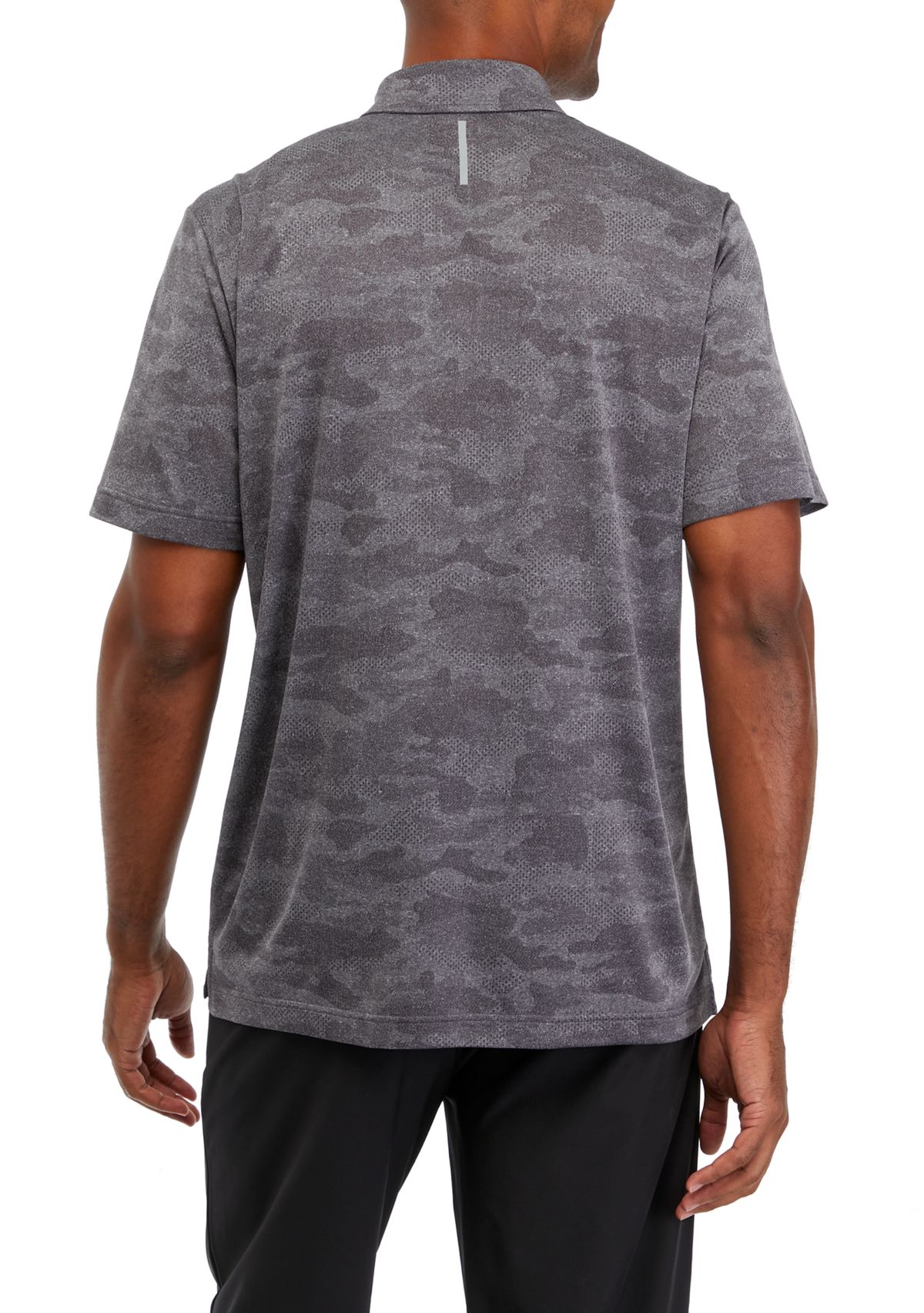 Short Sleeve Printed Polo Shirt 