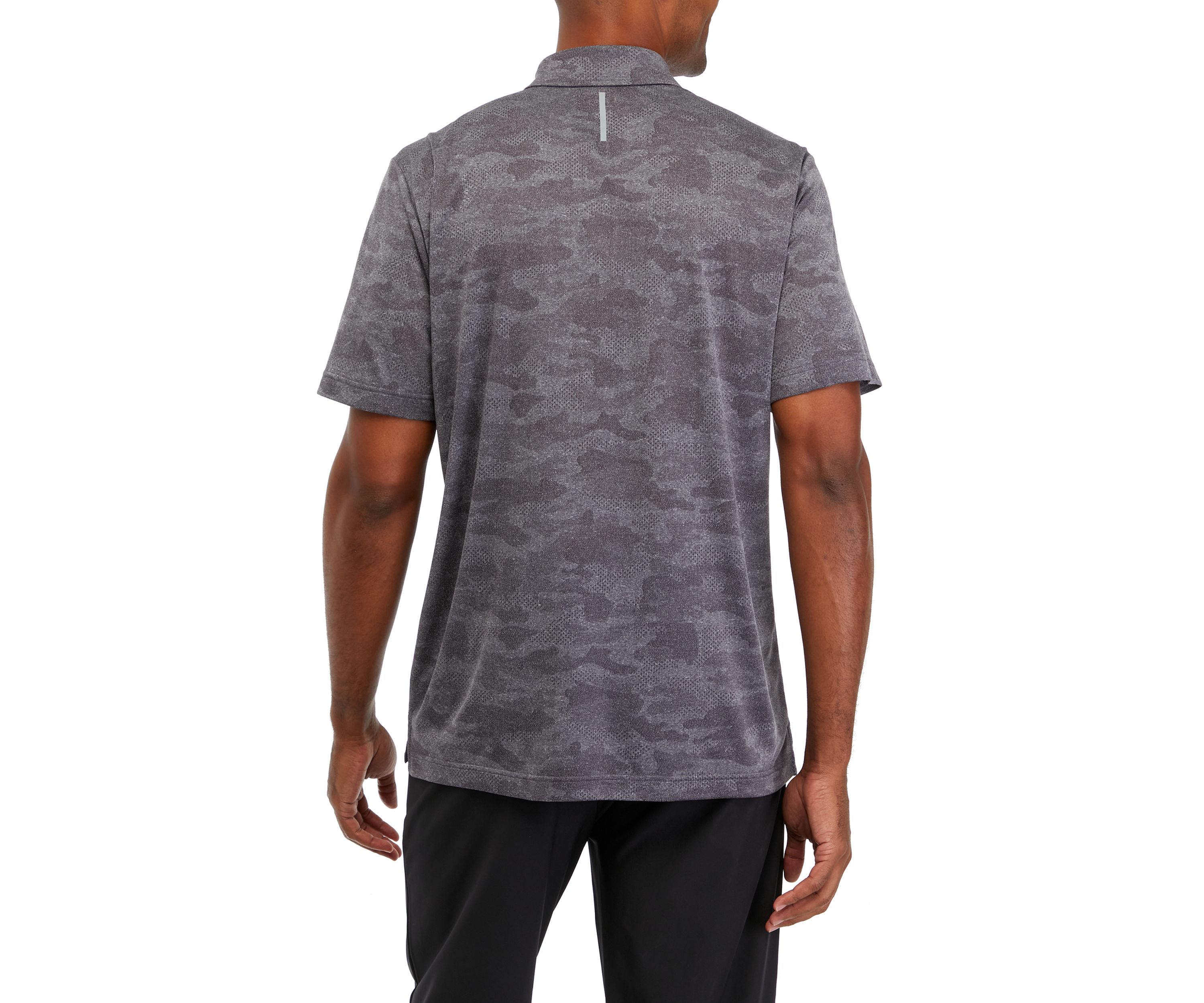 Short Sleeve Printed Polo Shirt 