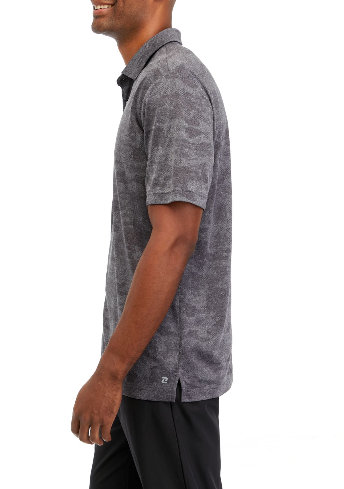 Short Sleeve Printed Polo Shirt 