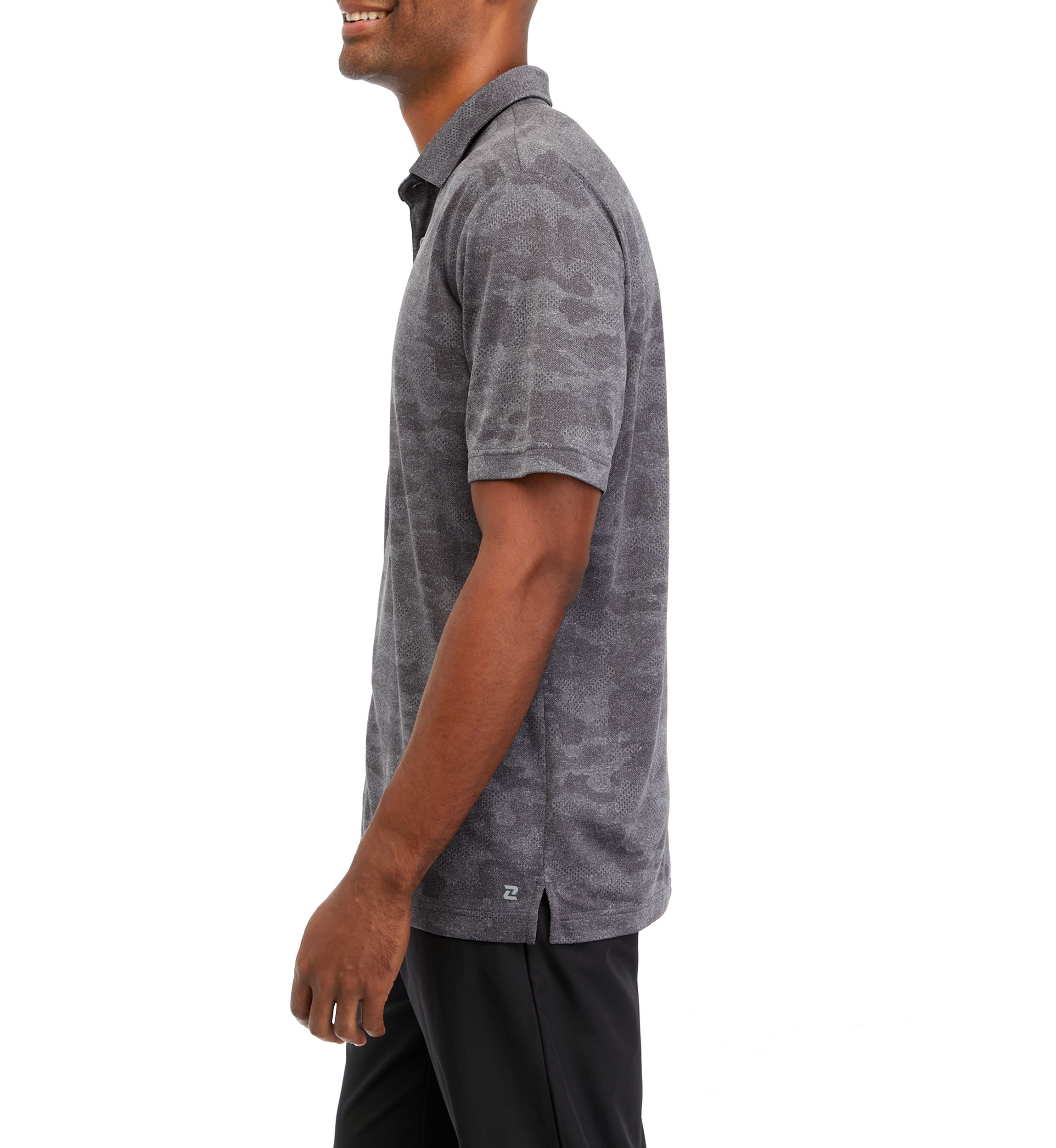Short Sleeve Printed Polo Shirt 