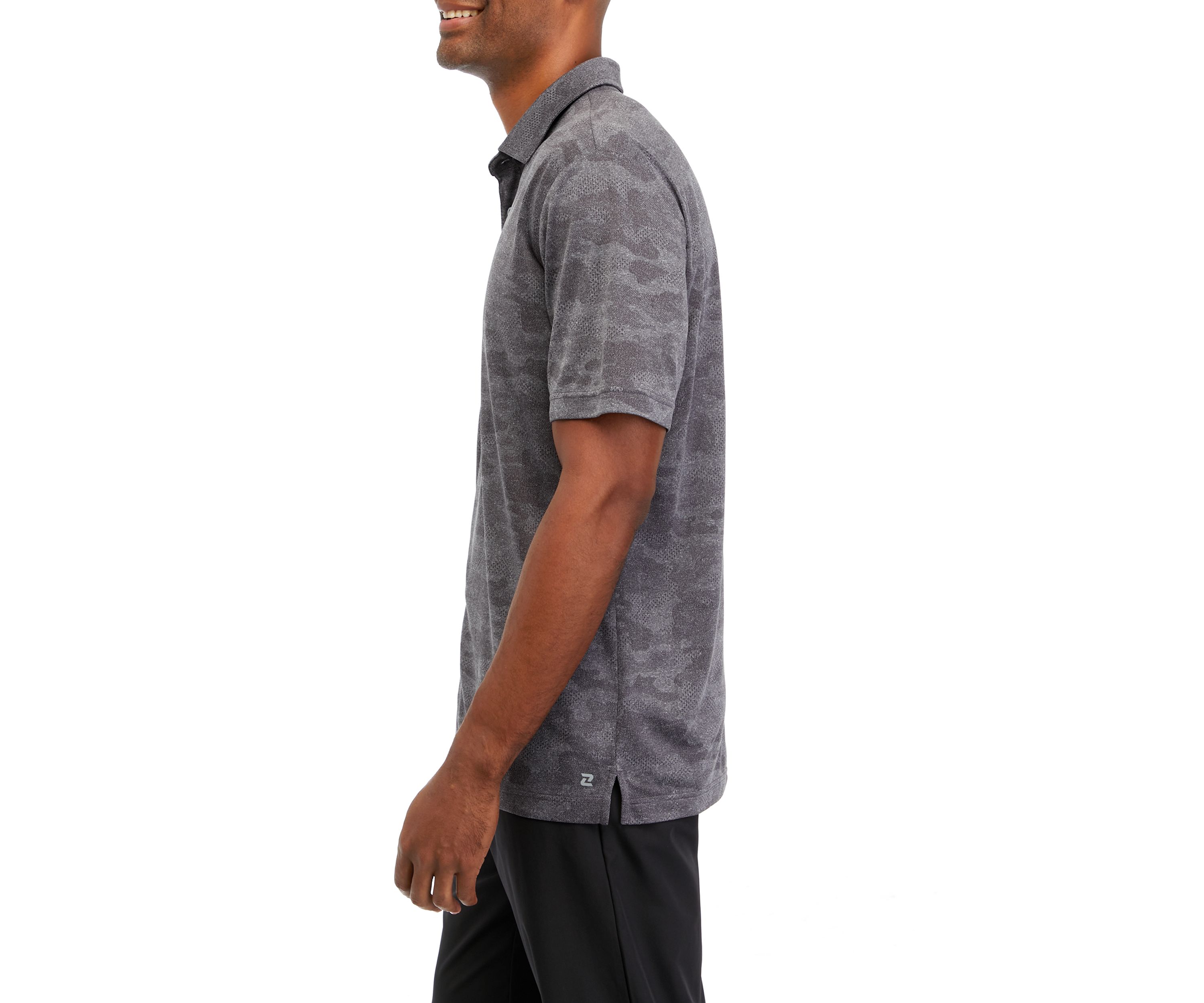 Short Sleeve Printed Polo Shirt 