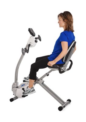 Recumbent Exercise Bike w/ Upper Body Exerciser