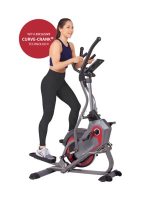 Body Power StepTrac Elliptical Stepper Workout Trainer w/ Curve-Crank