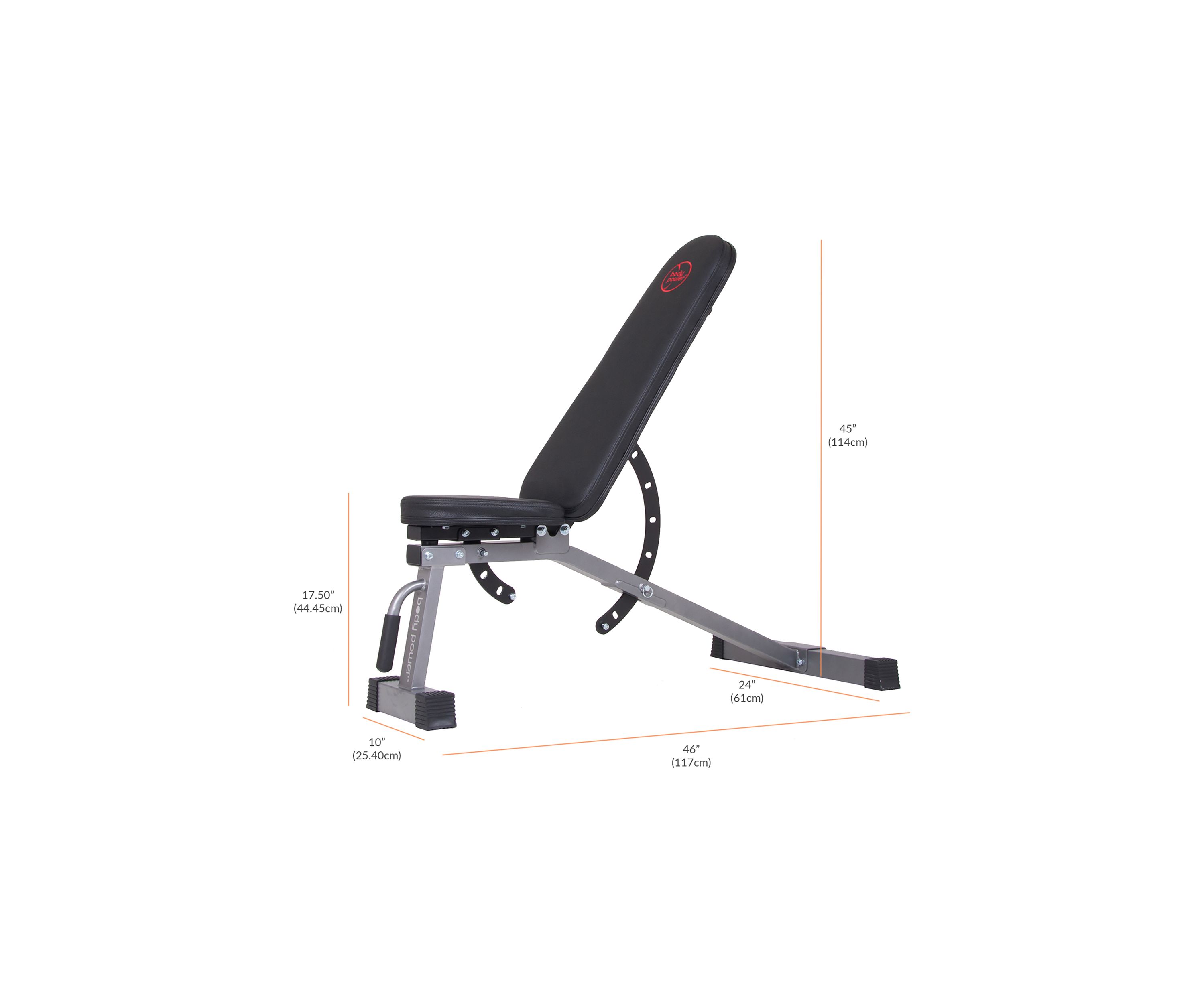 Body Power Adjustable Multi-Purpose Weight Bench