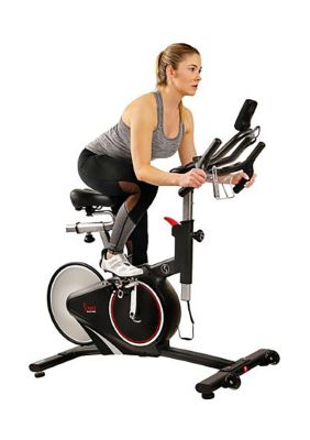 Magnetic Rear Belt Drive Indoor Cycling Bike w/ Cadence Sensor & Pulse Rate