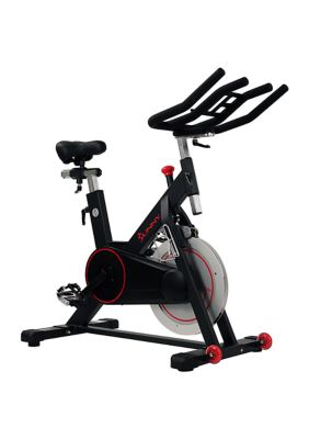 Sunny Health & Fitness Magnetic Belt Drive Indoor Cycling Bike W/ Device Holder