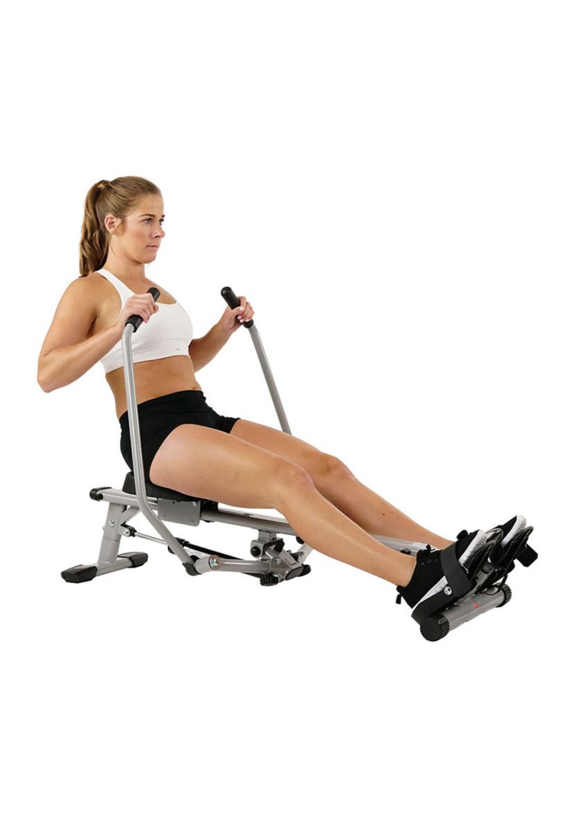 Full Motion Rowing Machine Rower with LCD Monitor