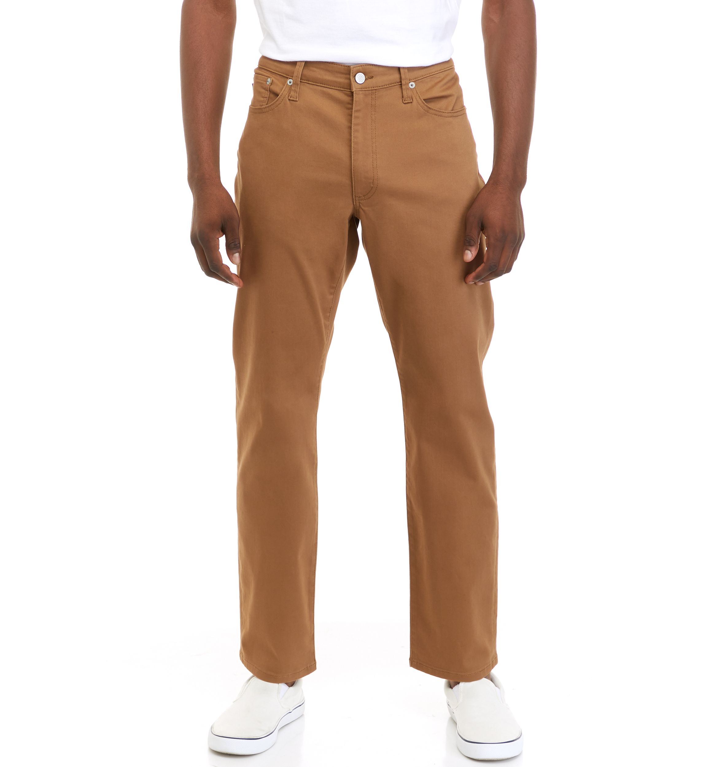 Mens Classic Twill 5 Pocket Pants 