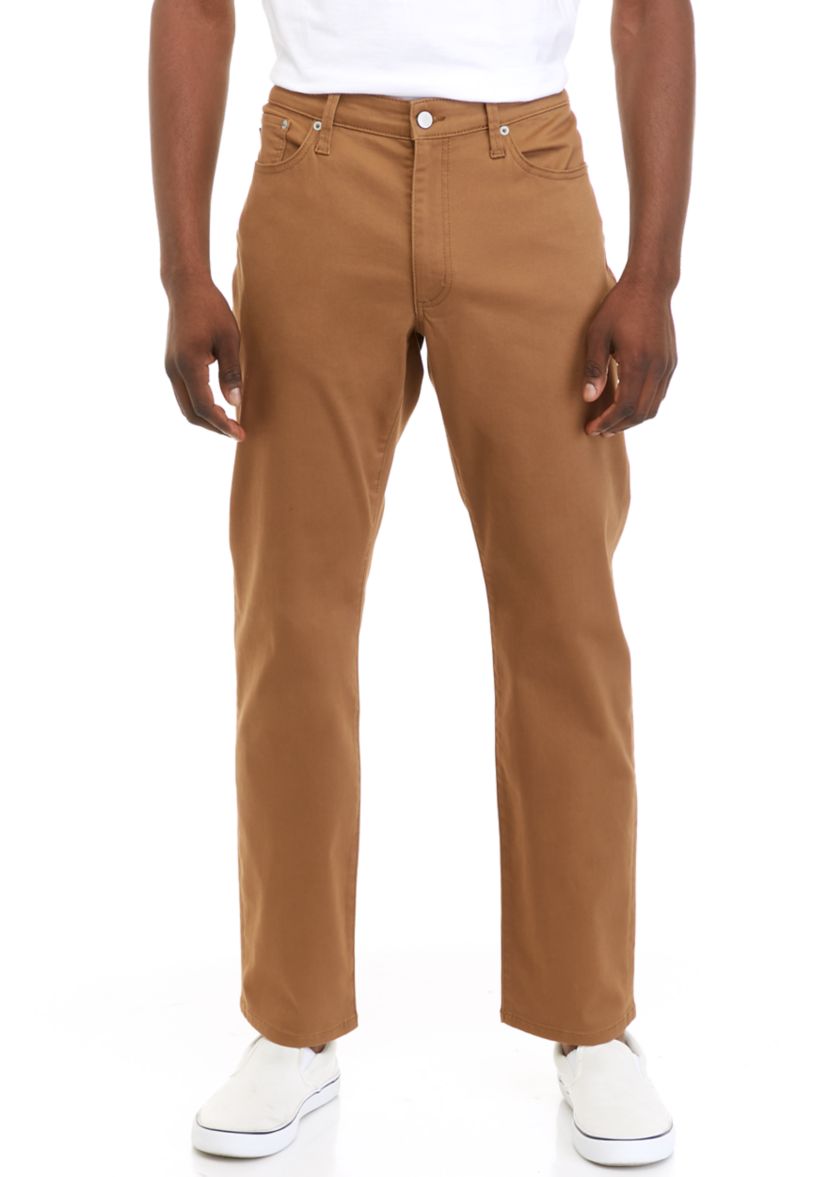 Mens Classic Twill 5 Pocket Pants 
