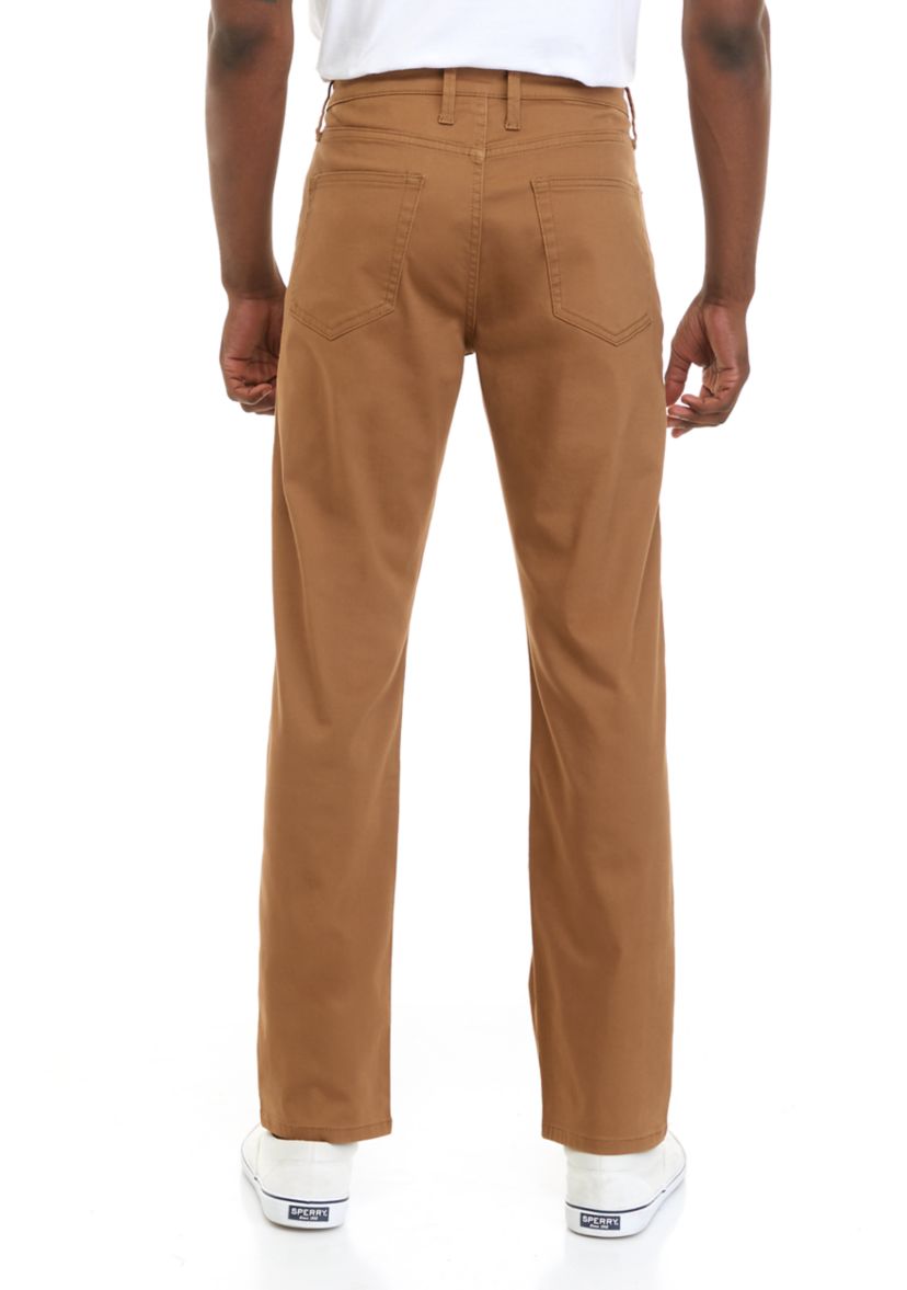 Mens Classic Twill 5 Pocket Pants 