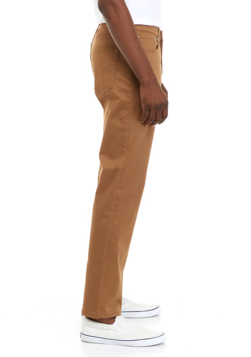 Mens Classic Twill 5 Pocket Pants 