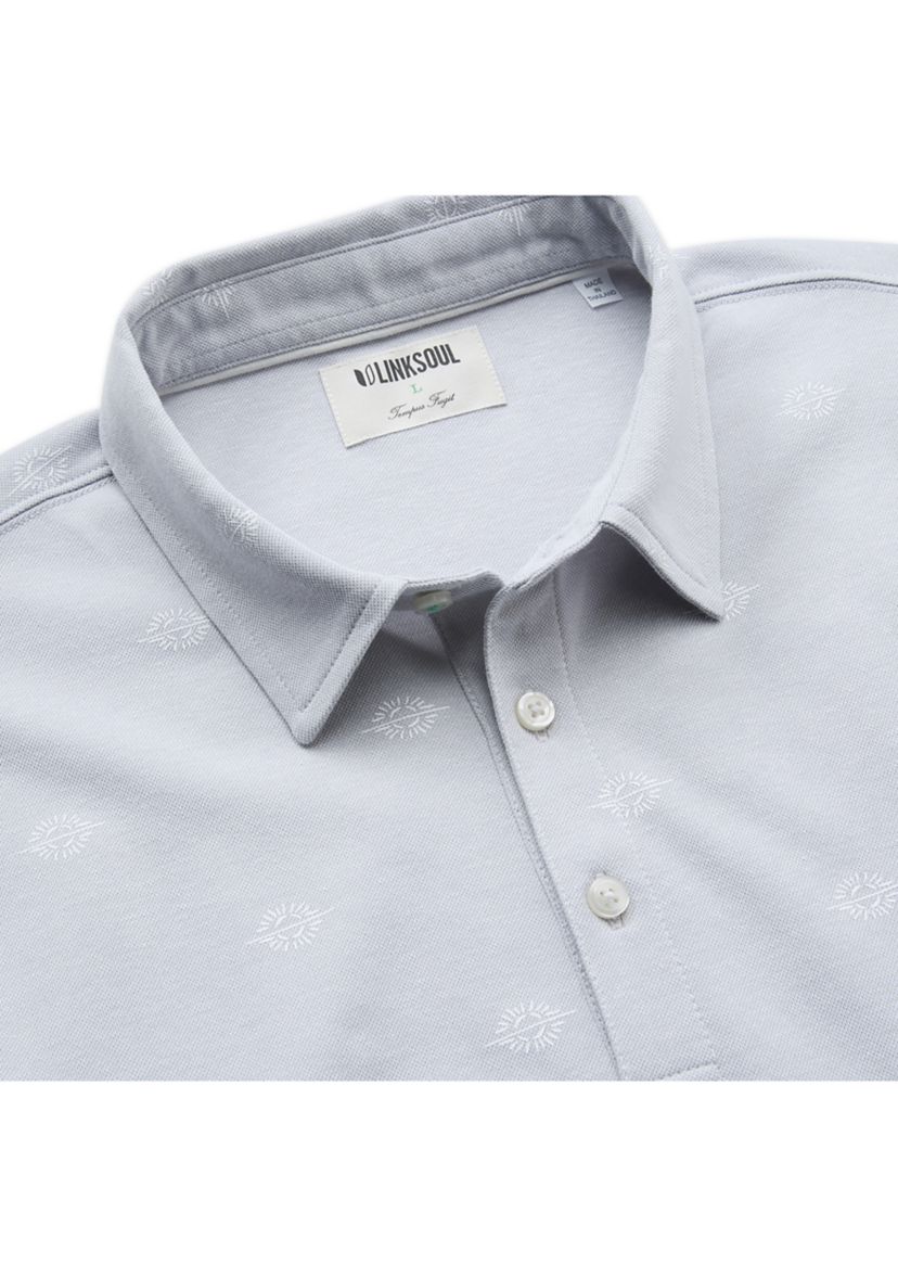 Mens Oxford Dry-Tech Polo Shirt