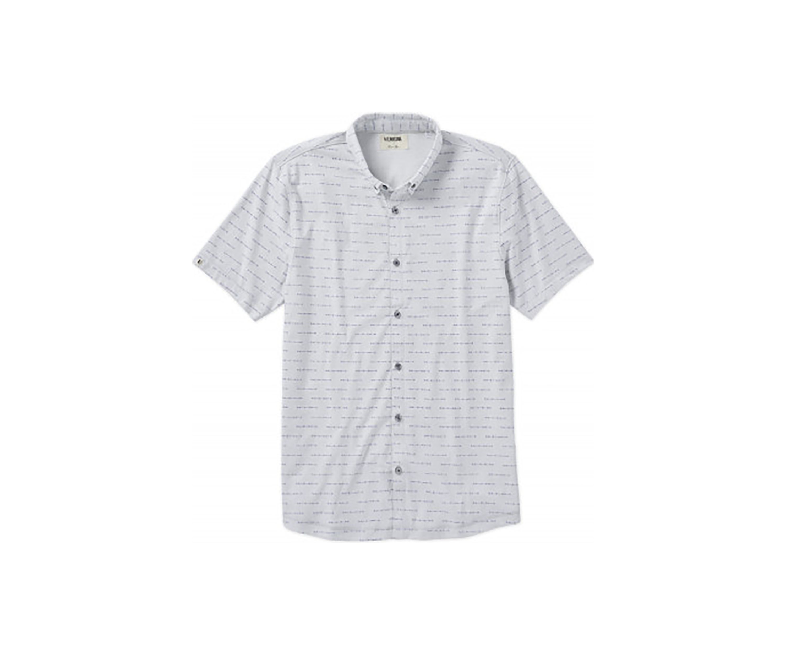 Mens Anza Dash Print Full Button Up Shirt