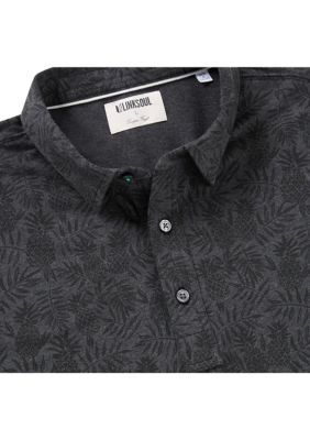 Men's Anza Pineapple Print Polo Shirt