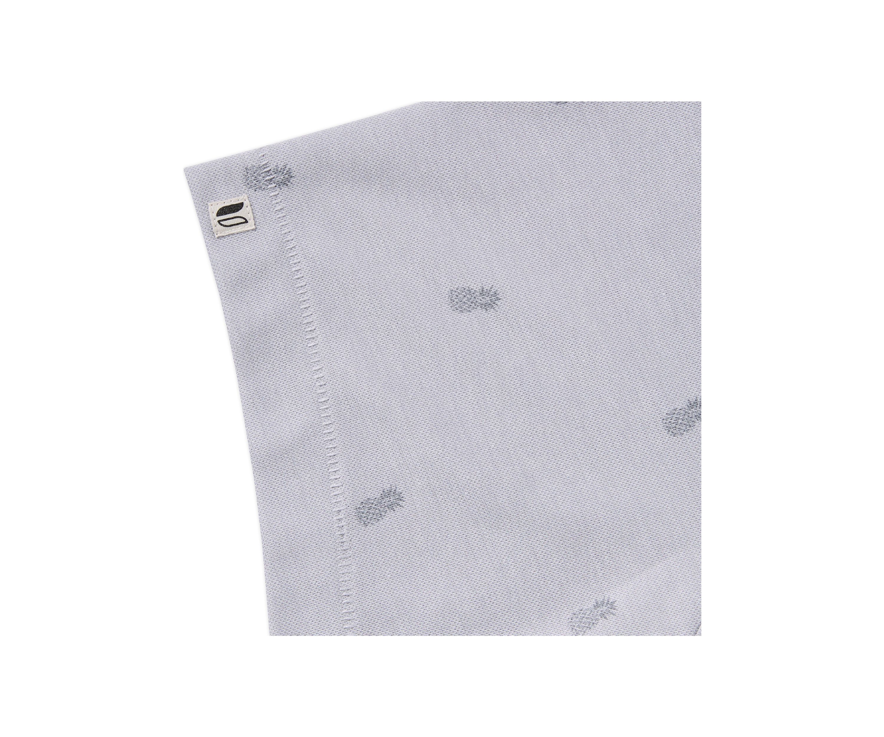 Mens oxford Micro Pineapple Polo Shirt