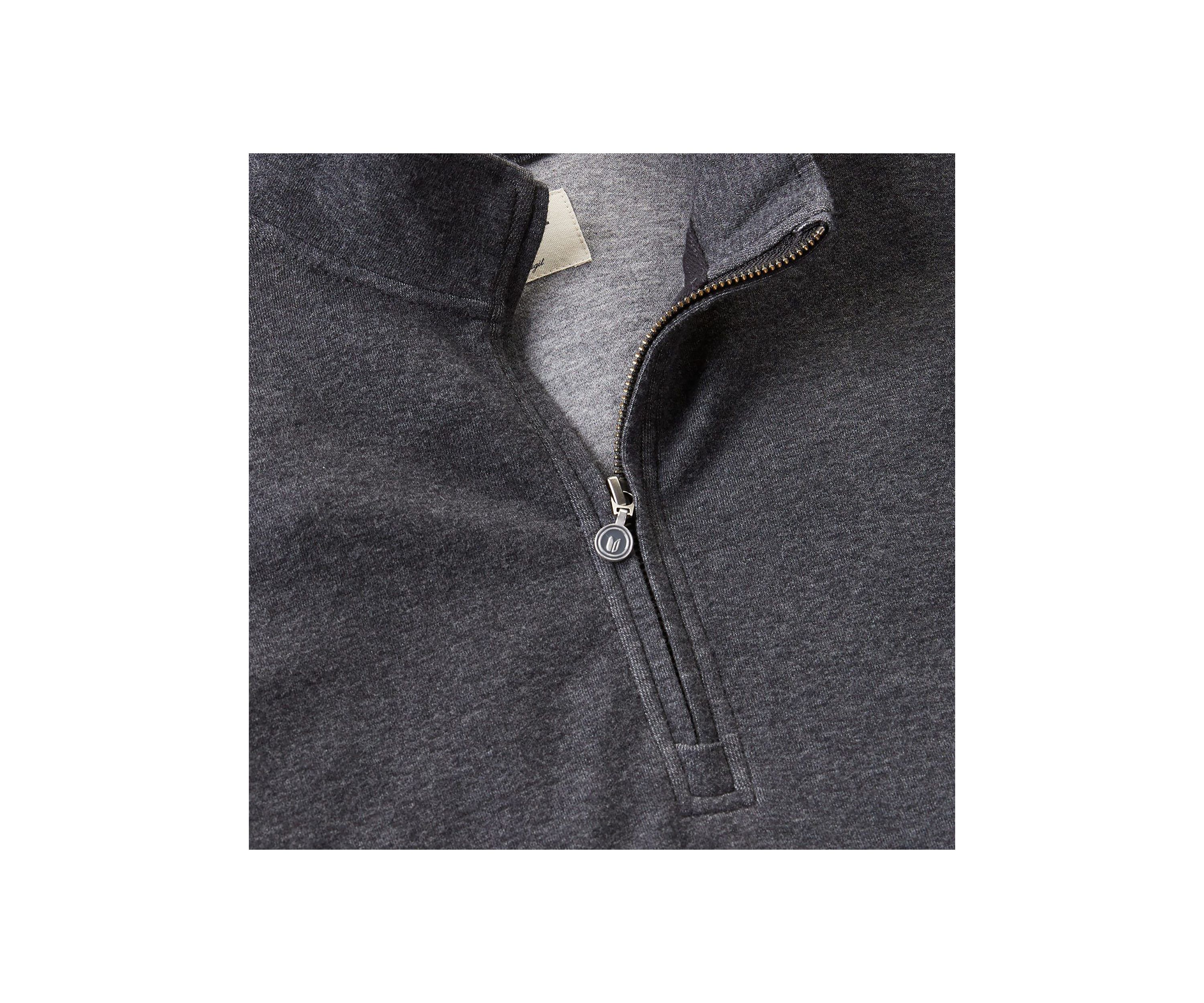 Mens Double Knit Half Zip Pullover 