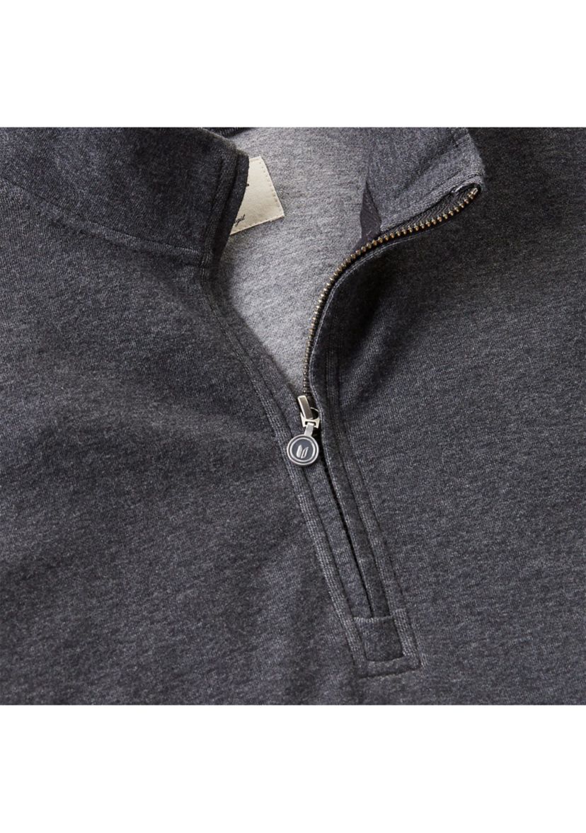Mens Double Knit Half Zip Pullover 