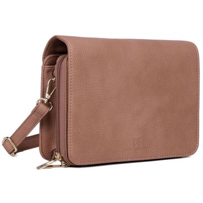 Lauren by Ralph Lauren Carter 26 Cross Body Bag in Brown