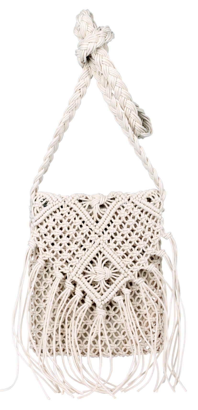 Boho Macrame Crossbody Bag III