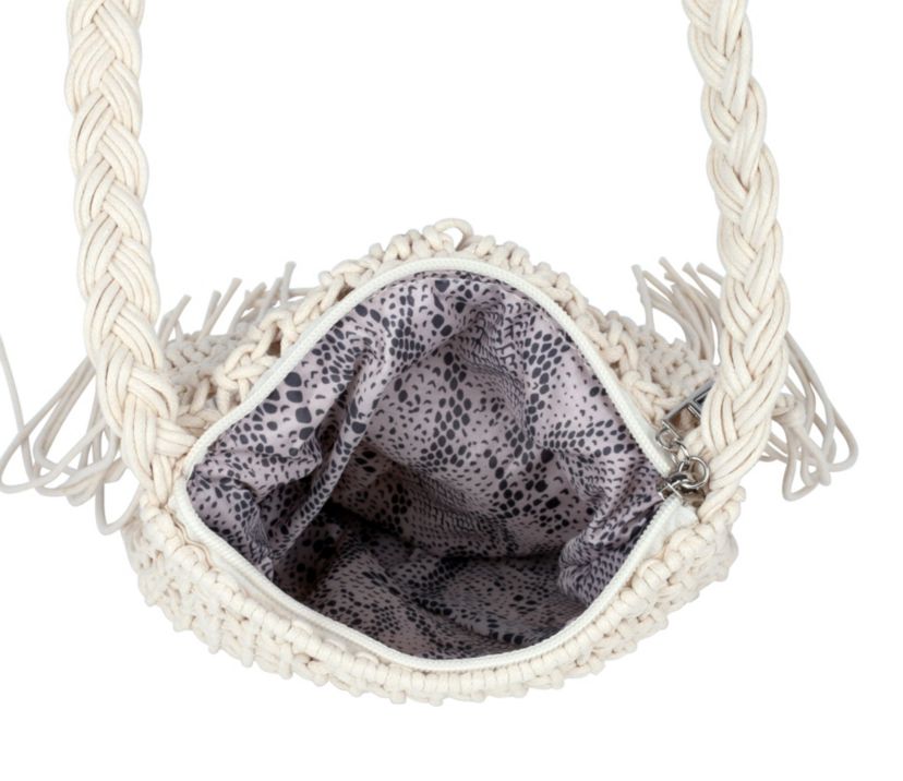 Boho Macrame Crossbody Bag III