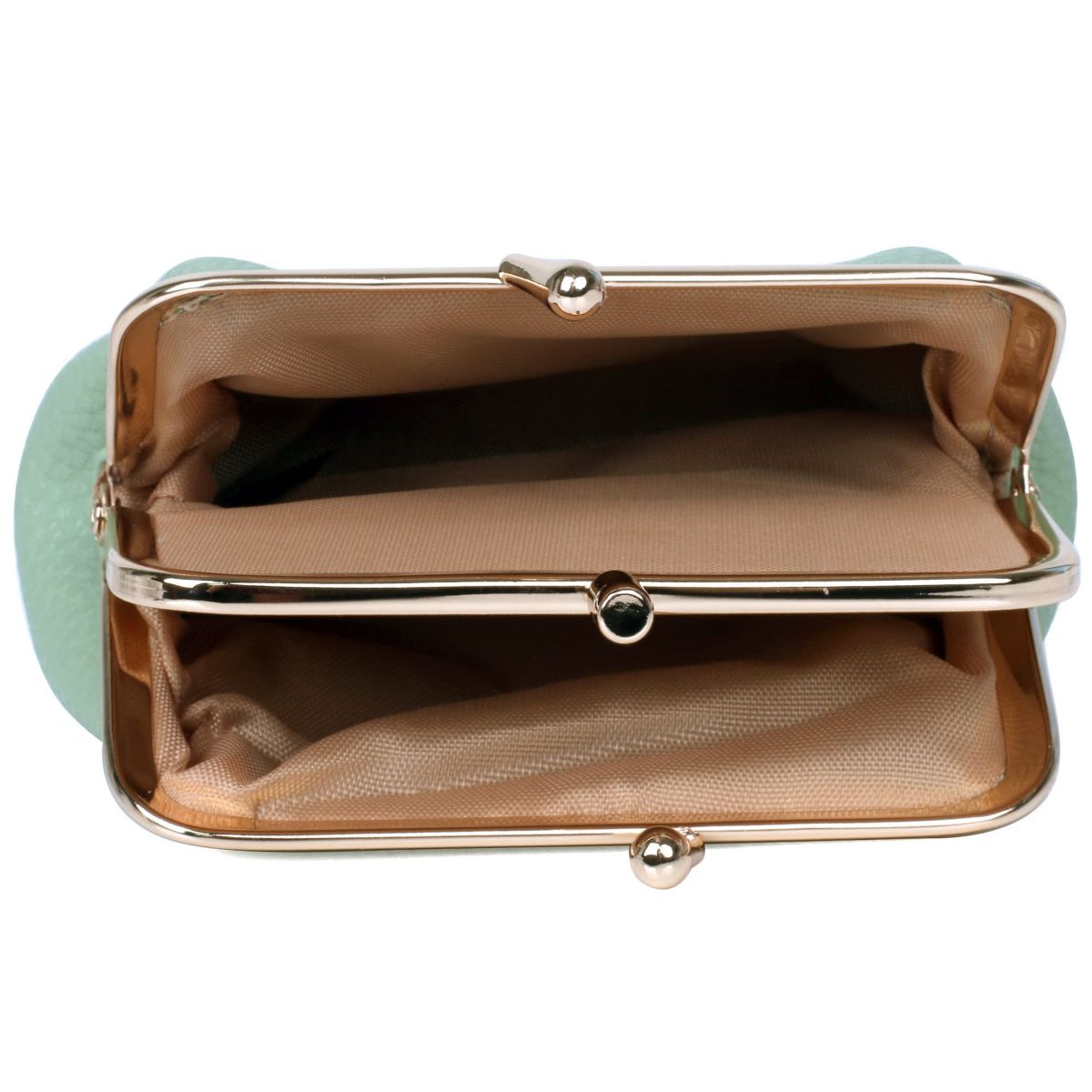 Solid Pebble Vegan Leather Triple Frame