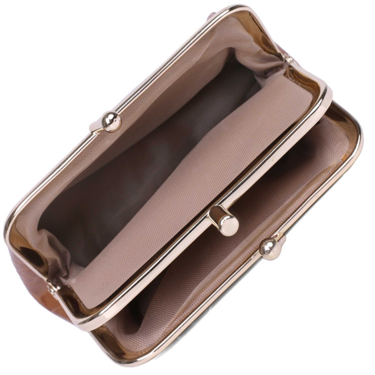 Solid Pebble Vegan Leather Triple Frame