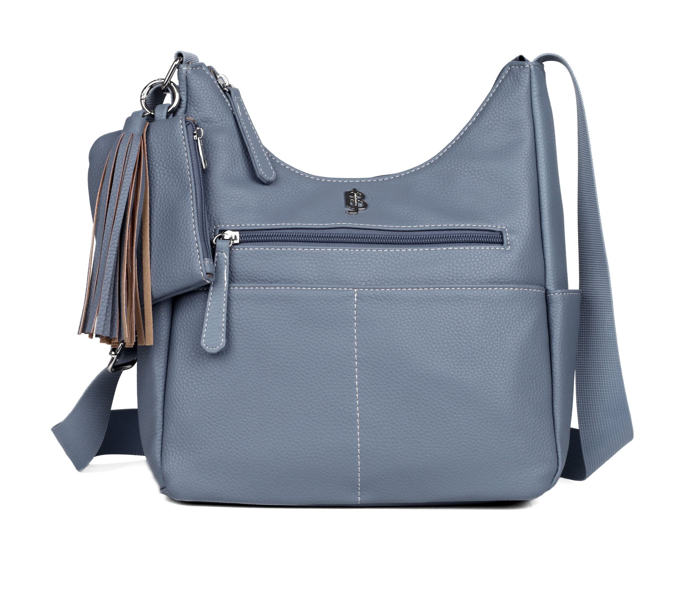 Pebble Vegan Leather Organization Hobo Bag