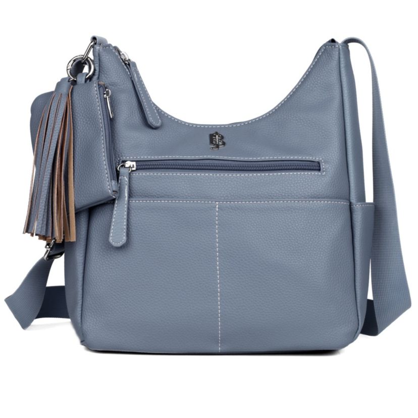Pebble Vegan Leather Organization Hobo Bag