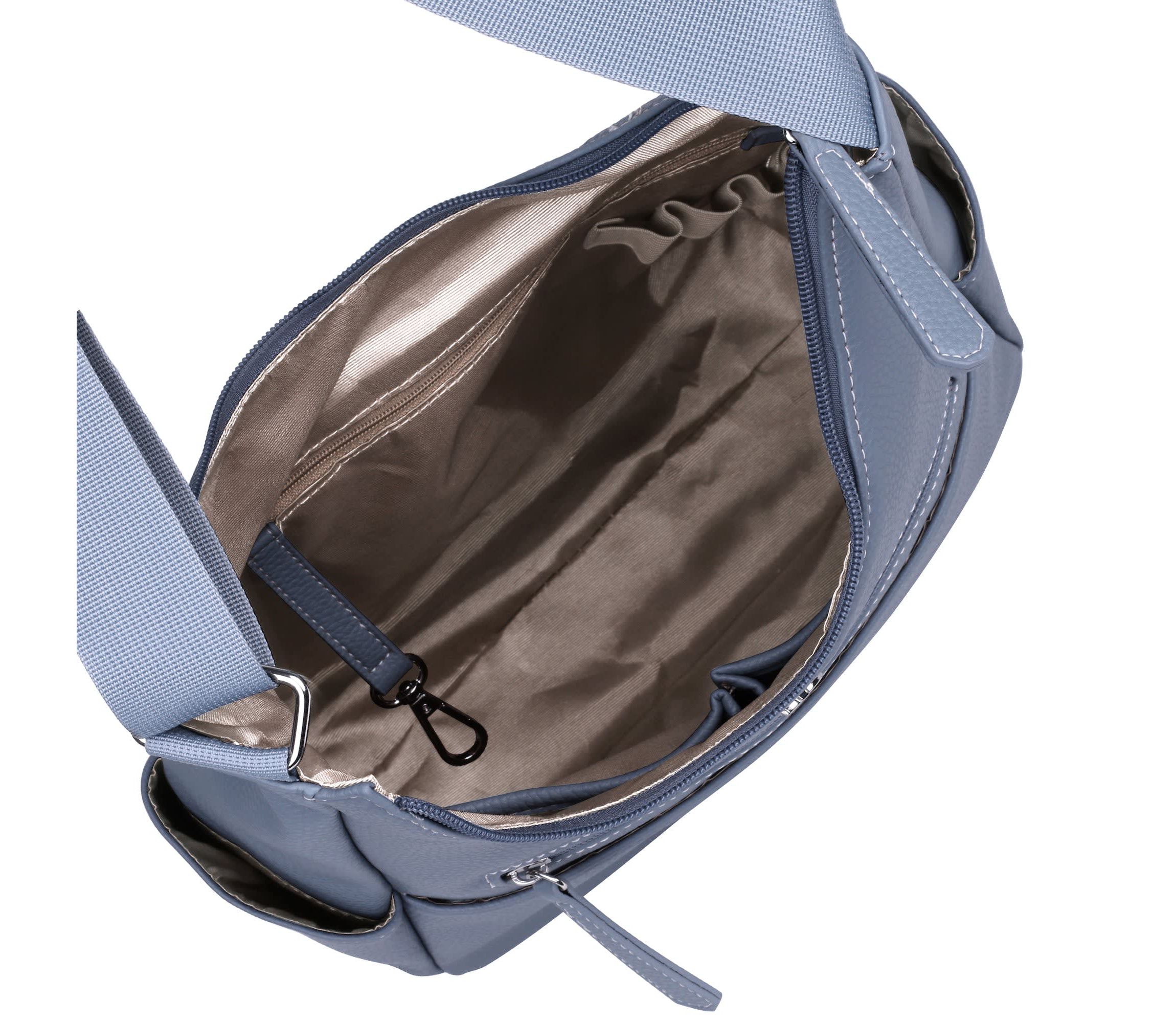 Pebble Vegan Leather Organization Hobo Bag