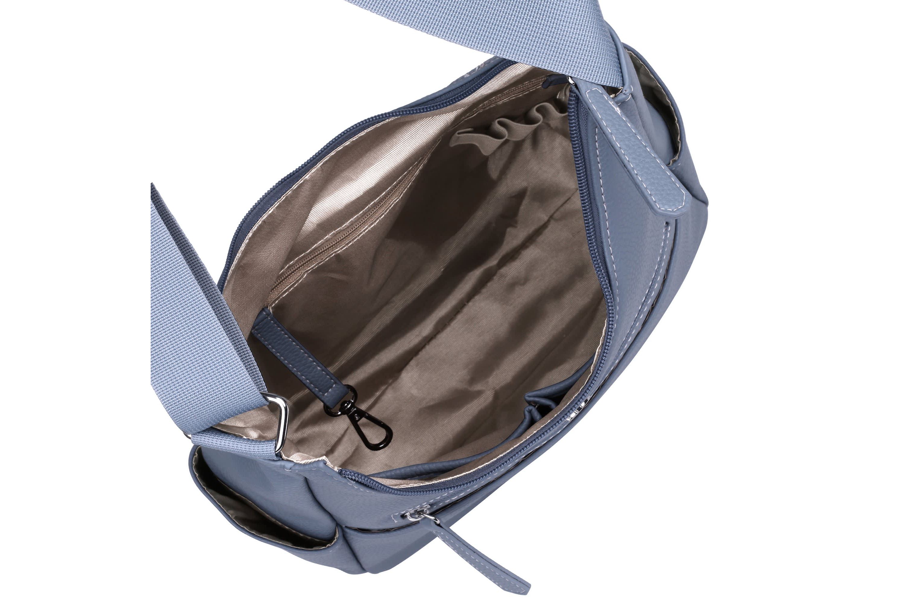 Pebble Vegan Leather Organization Hobo Bag