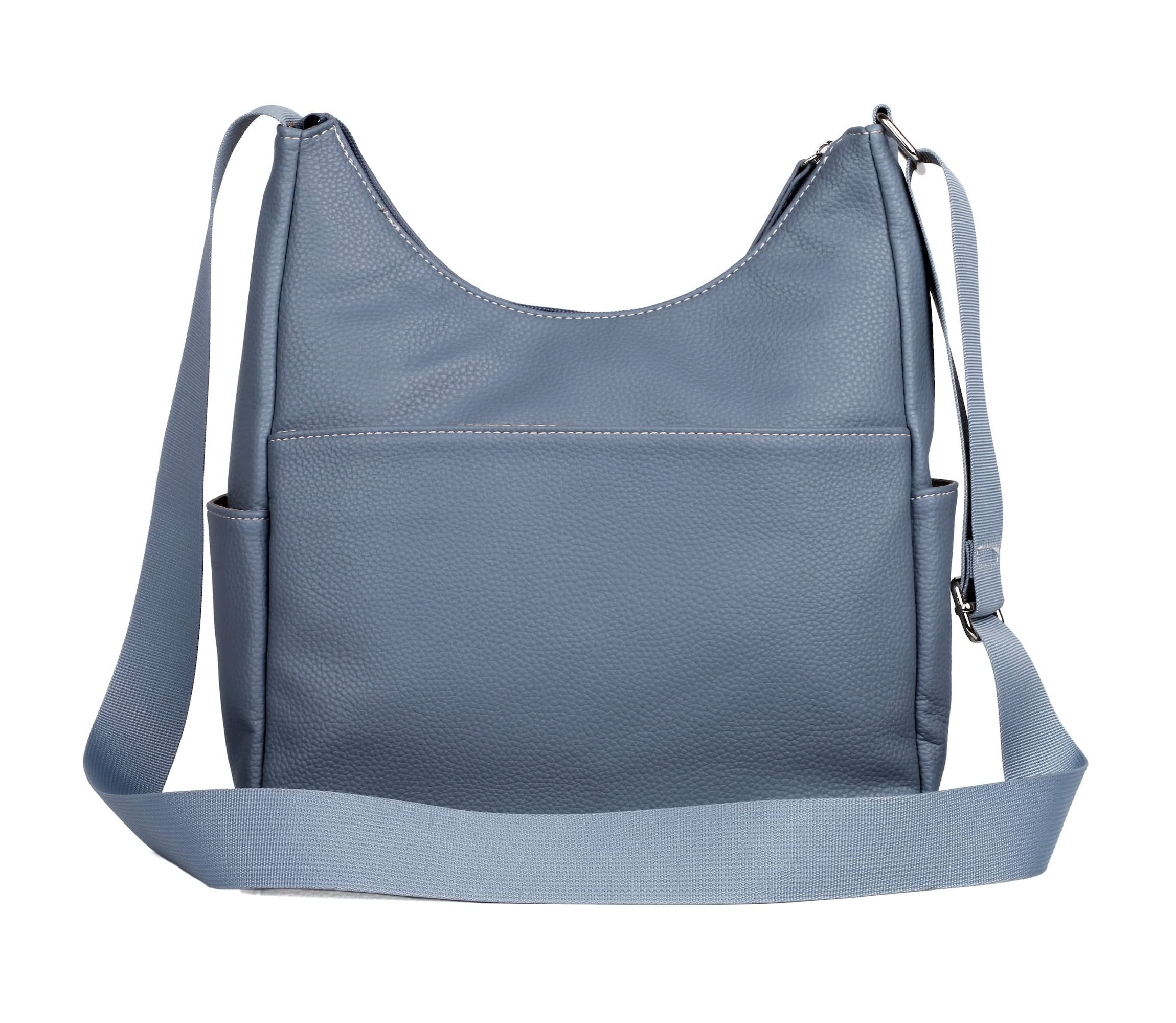 Pebble Vegan Leather Organization Hobo Bag