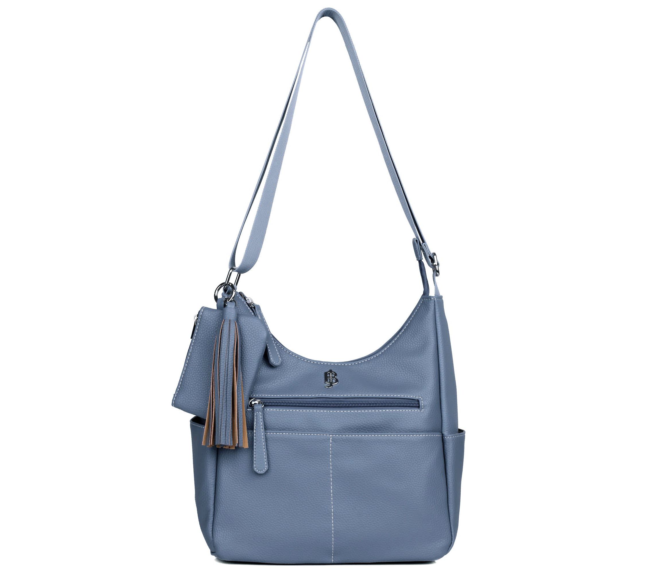 Pebble Vegan Leather Organization Hobo Bag