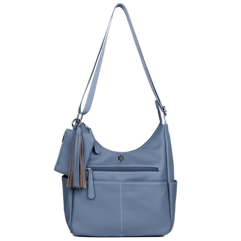 Pebble Vegan Leather Organization Hobo Bag