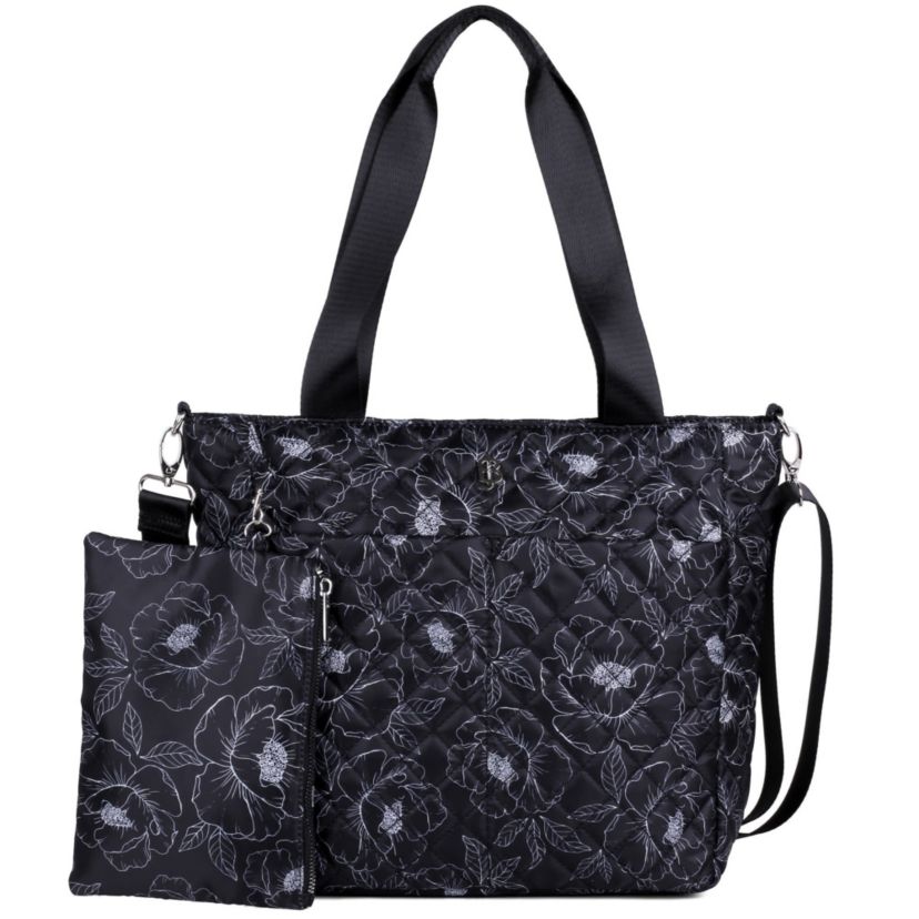 Quilted Nylon Organizer Tote