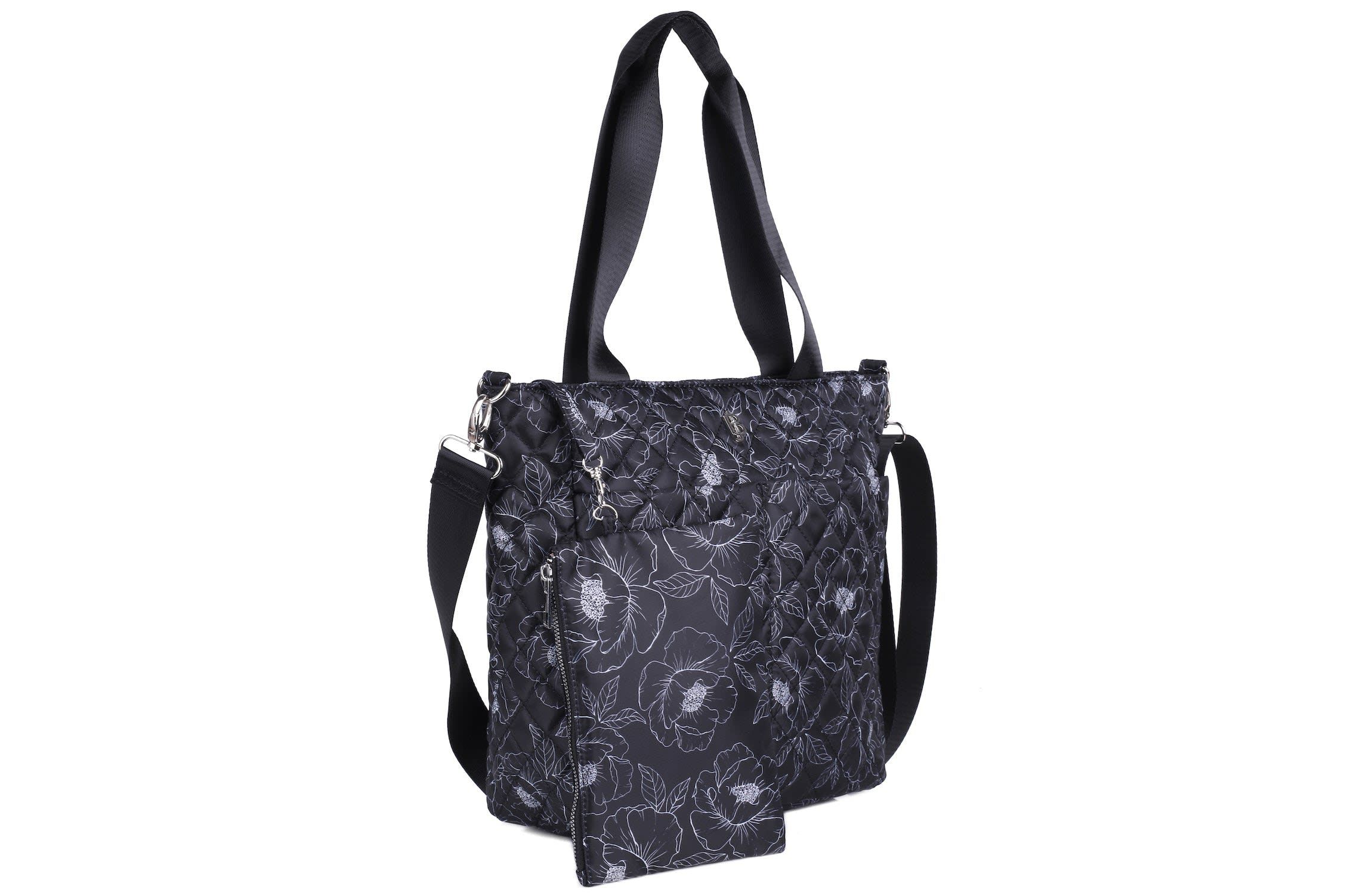Quilted Nylon Organizer Tote