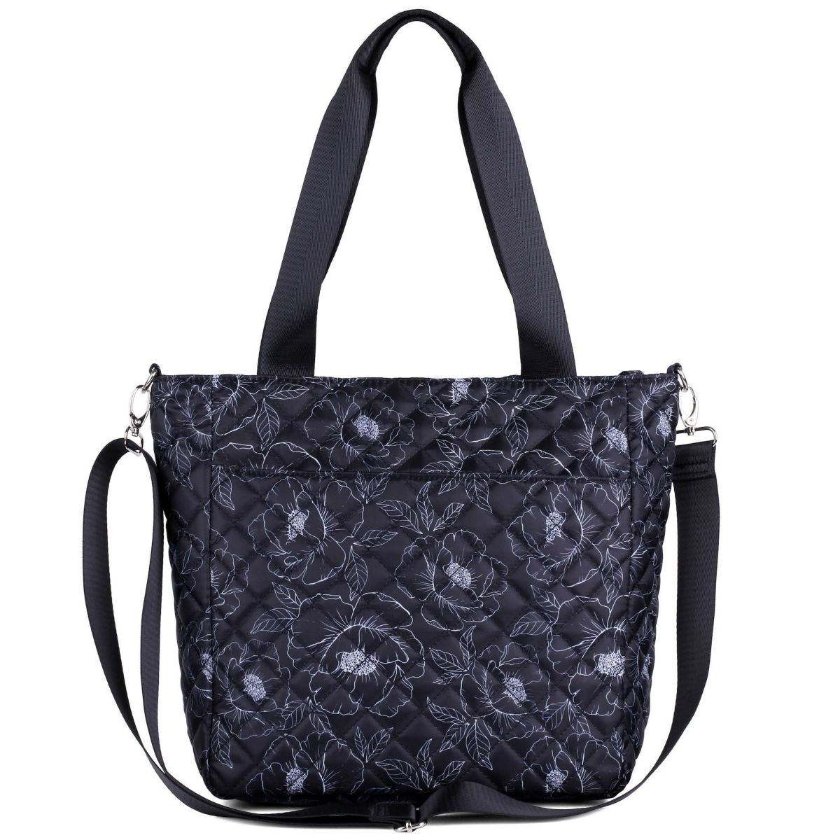 Quilted Nylon Organizer Tote