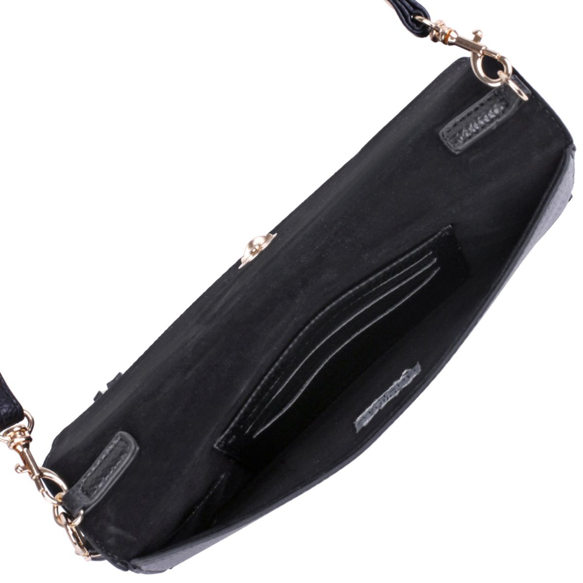 Solid Pebble Vegan Leather East West Cell Phone Bag