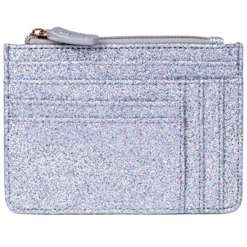 Sparkle Vegan Leather Slot Coin Case