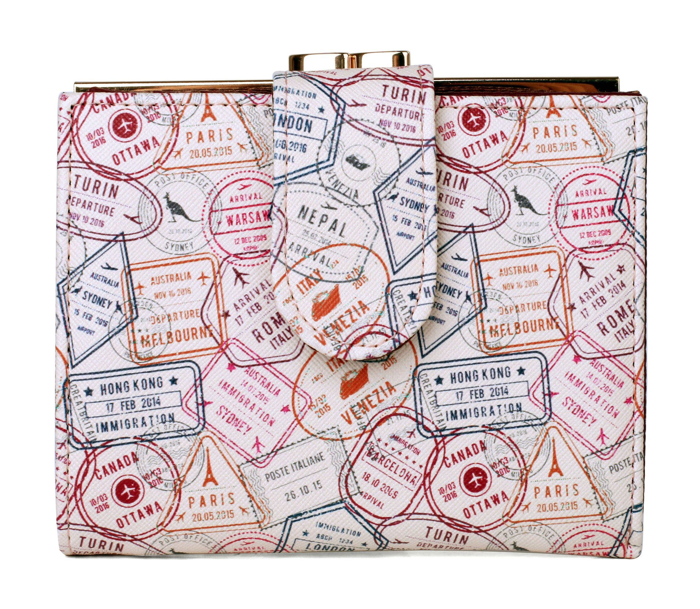 Nomad Printed Vegan Leather Lexington Wallet