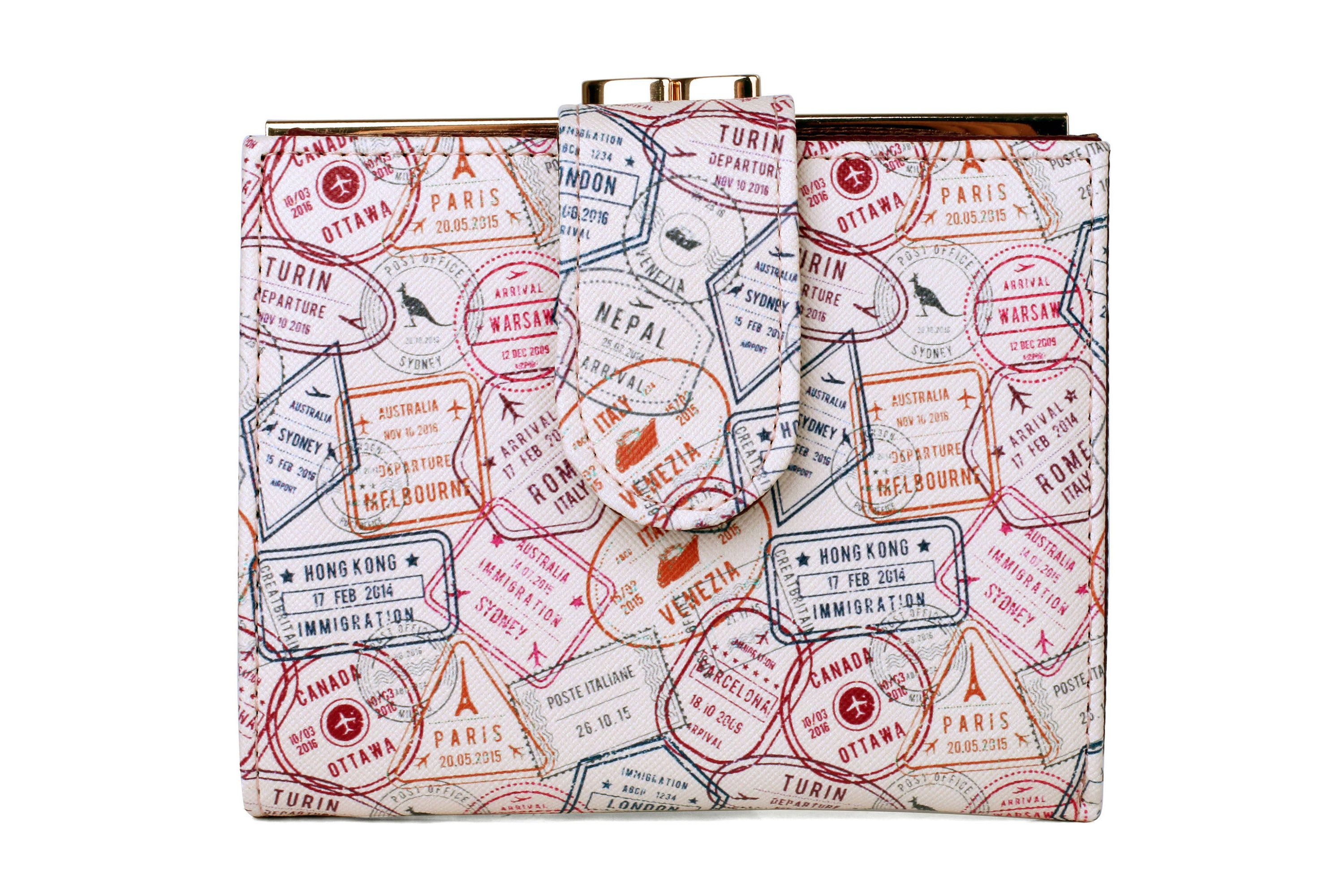 Nomad Printed Vegan Leather Lexington Wallet