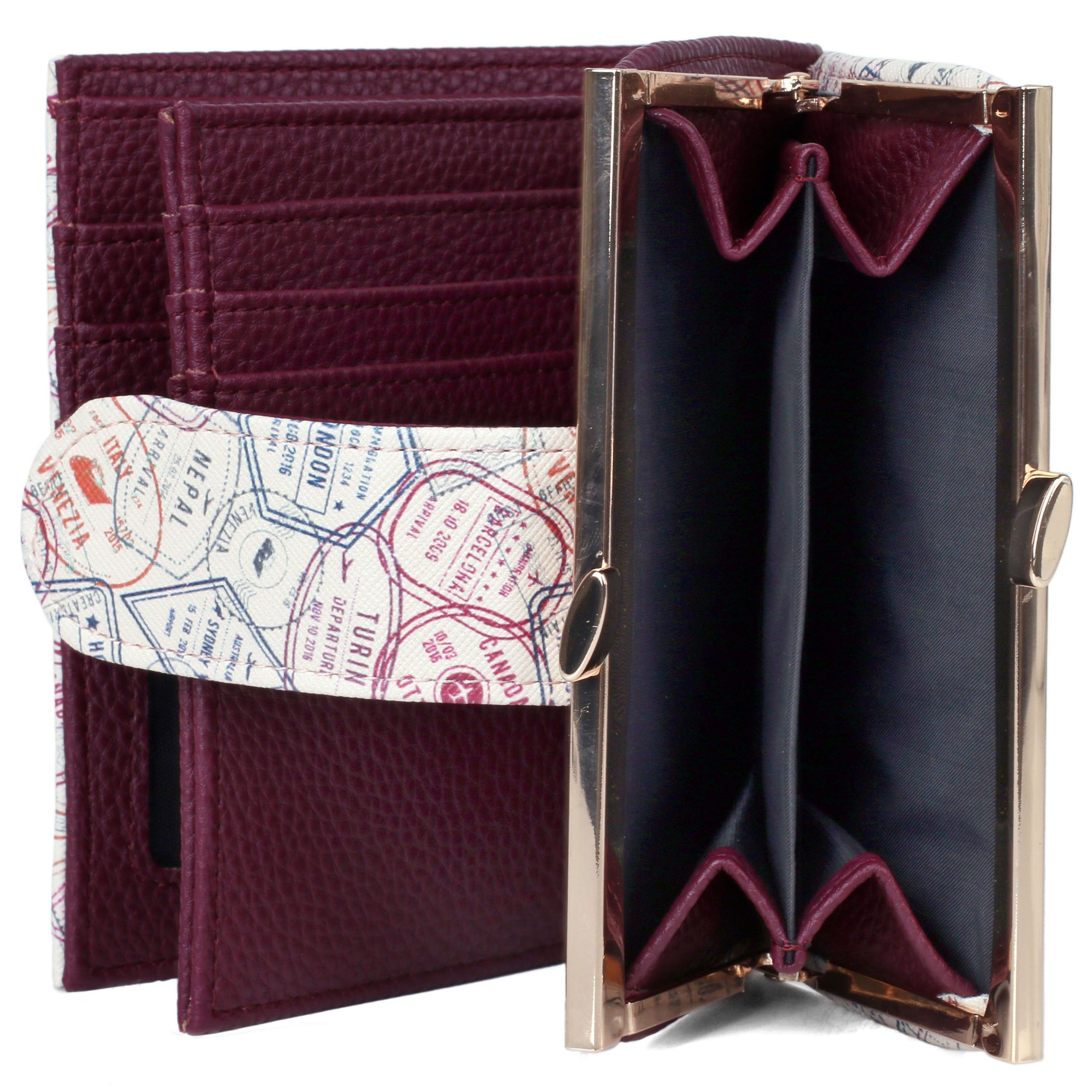 Nomad Printed Vegan Leather Lexington Wallet