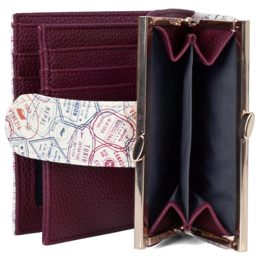 Nomad Printed Vegan Leather Lexington Wallet