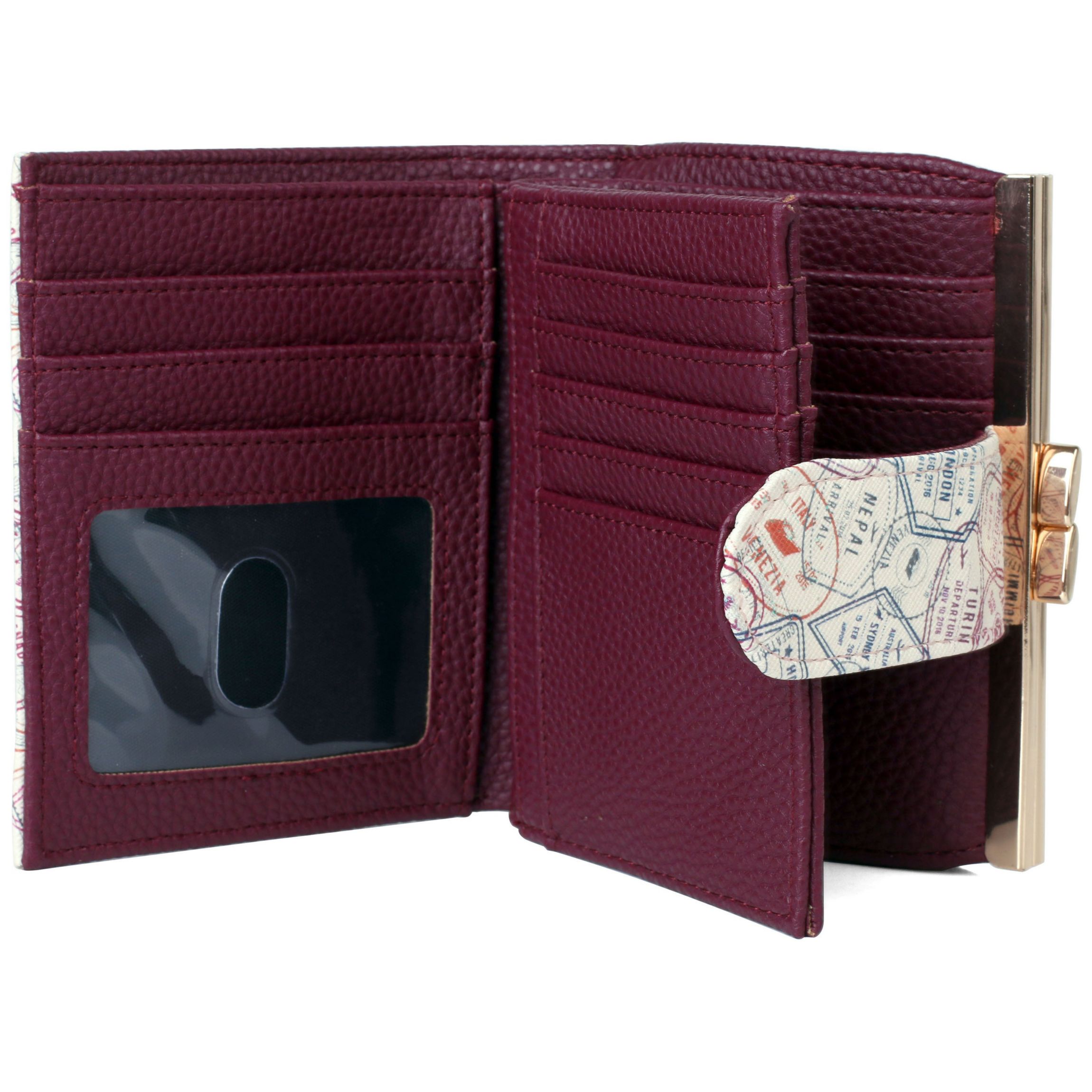Nomad Printed Vegan Leather Lexington Wallet