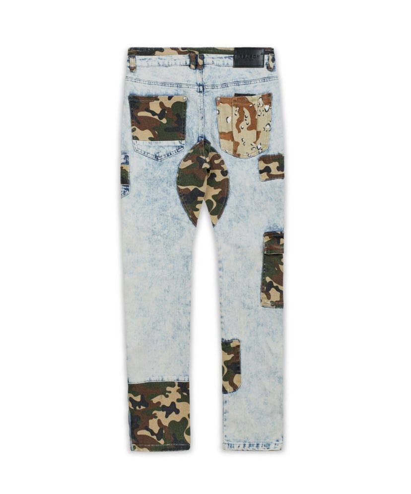 Camo Patchwork Jeans